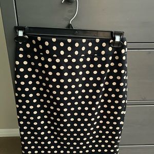 Polka dot skirt! Get ready for spring!